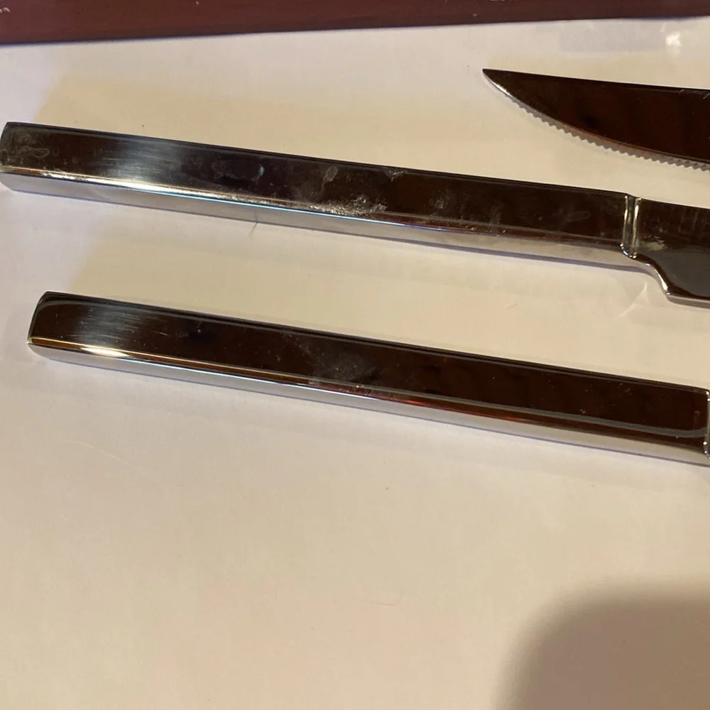 Wusthof Stainless Steel 10 Piece Steak and Carving Set with Presentation Chest